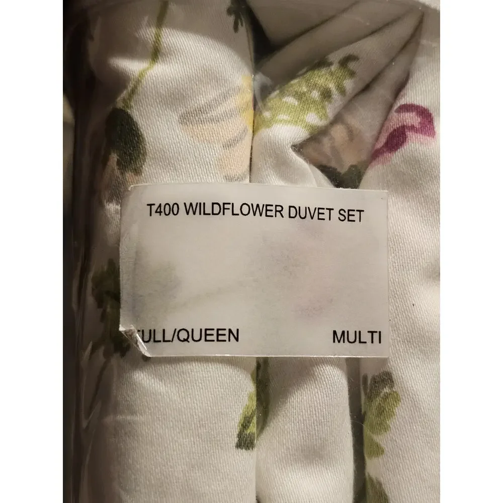 NIP‎ Melange Home 400TC Series Wildflower,Full/Queen Duvet Set